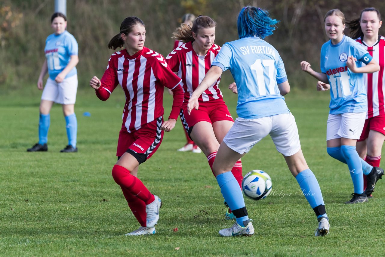 Bild 315 - wBJ TuS Tensfeld - SV Fortuna St. Juergen